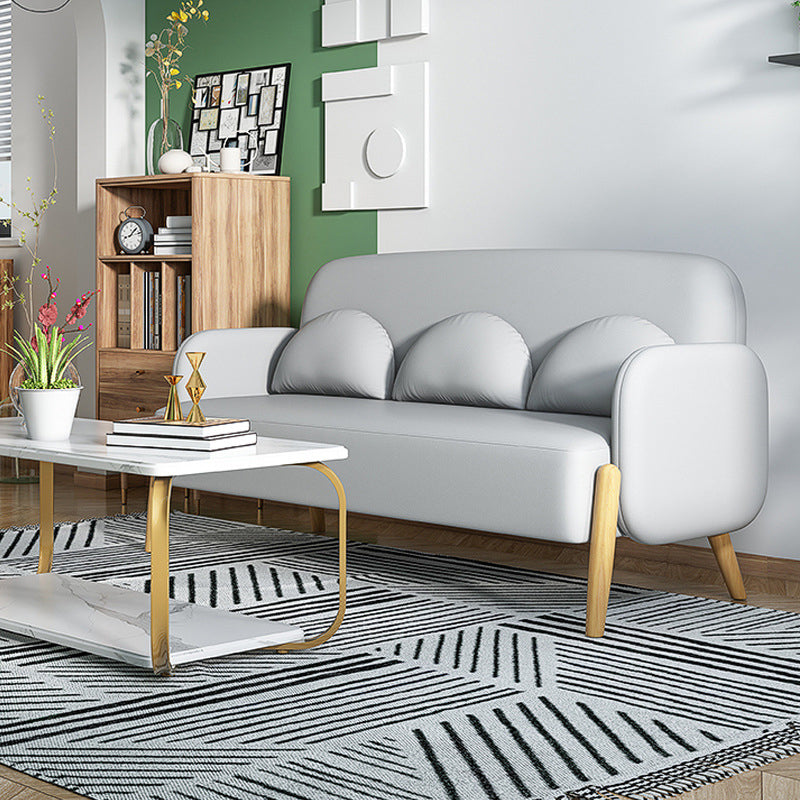Ultra-Modern 3-seater Sofa with Square Arm for Bonus Room 68' Wide 80' High
