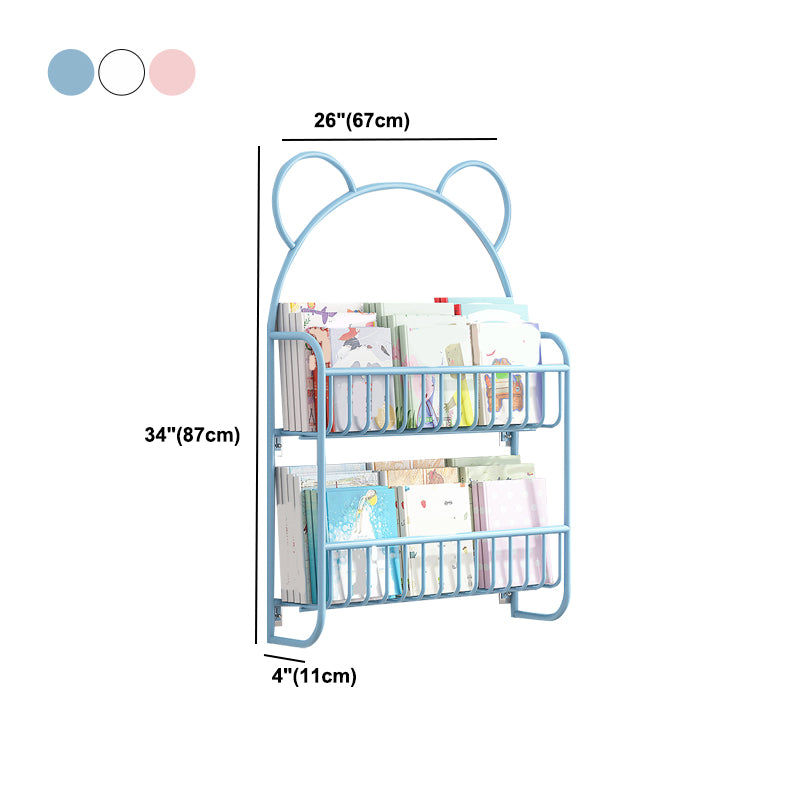 Libreria chiusa a parete montata in stile scandinavo per la sala da studio dell'ufficio