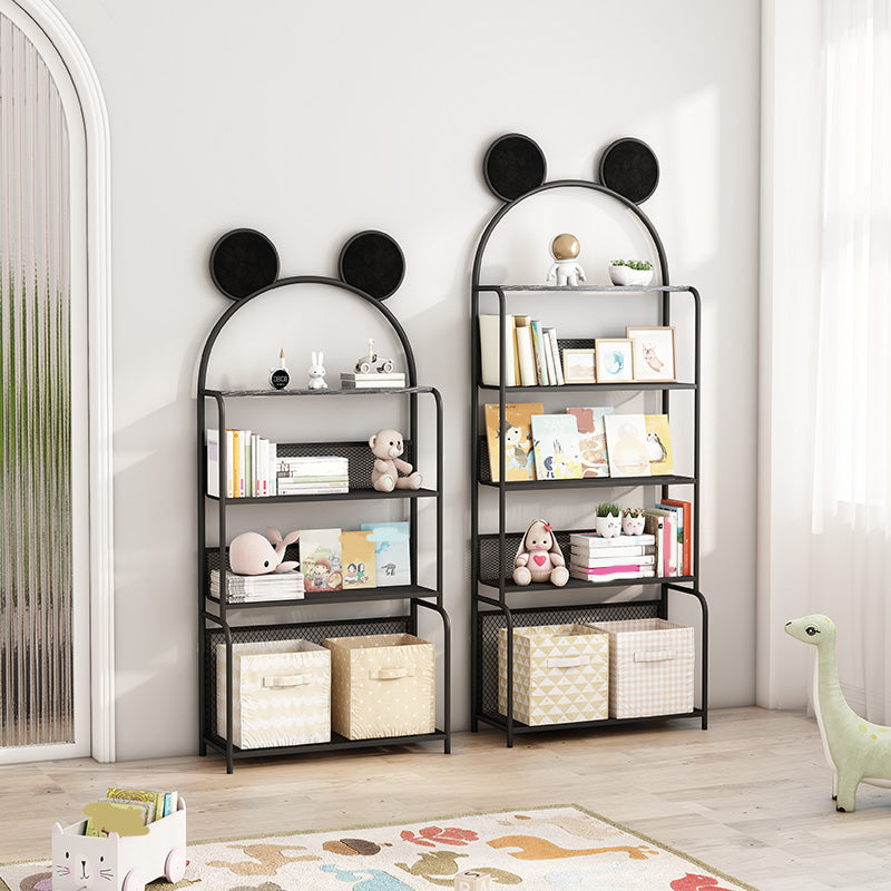 Libreria montata a parete libreria in stile scandinavo per la sala da studio dell'ufficio per la casa