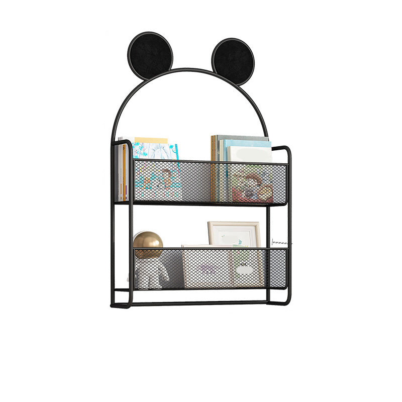 Libreria montata a parete libreria in stile scandinavo per la sala da studio dell'ufficio per la casa