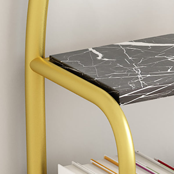 Libreria montata a parete libreria in stile scandinavo per la sala da studio dell'ufficio per la casa