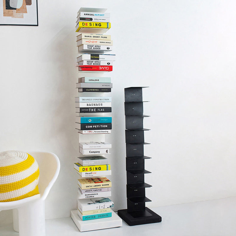 Libreria in stile contemporaneo invisibile per sala da studio e ufficio