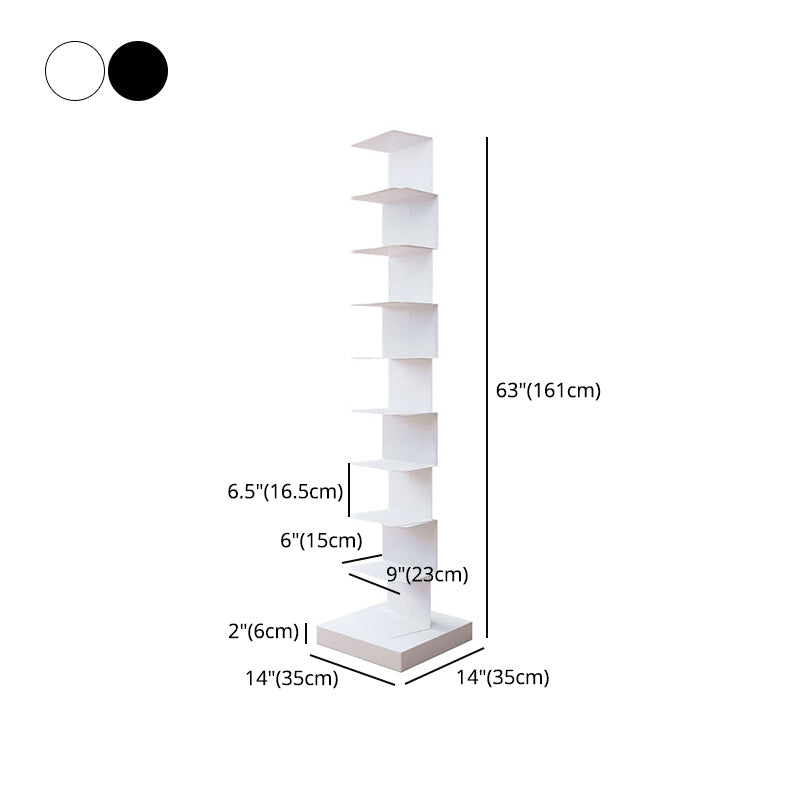 Libreria in stile contemporaneo invisibile per sala da studio e ufficio