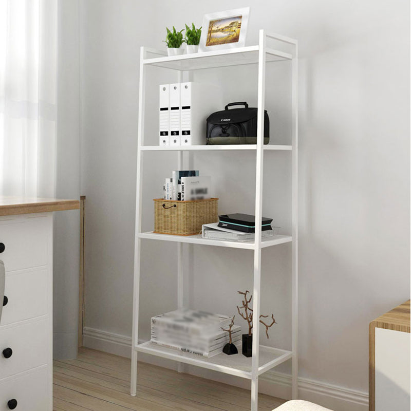 Libreria di libreria con ladder aperta contemporanea libreria verticale per camera da letto