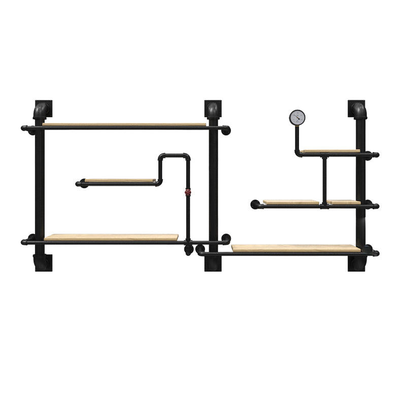 Metall schwimmende Bücherregal Industriestil Wandmontage geschlossenes Rückenregal