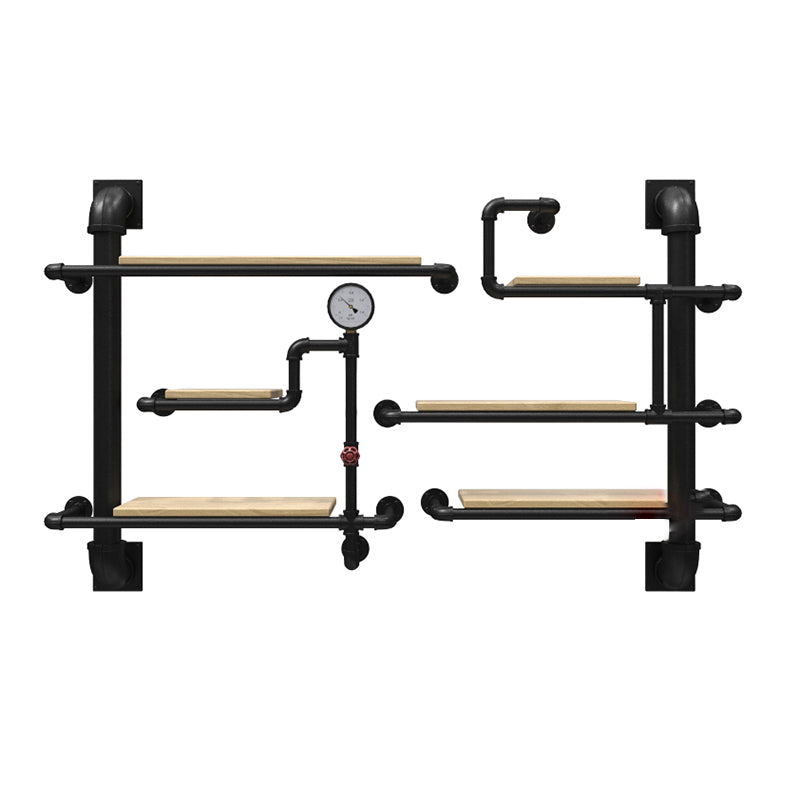 Metall schwimmende Bücherregal Industriestil Wandmontage geschlossenes Rückenregal