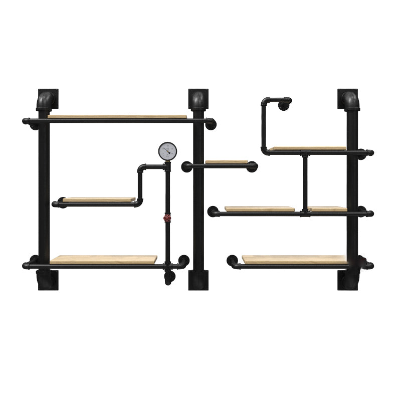 Metall schwimmende Bücherregal Industriestil Wandmontage geschlossenes Rückenregal
