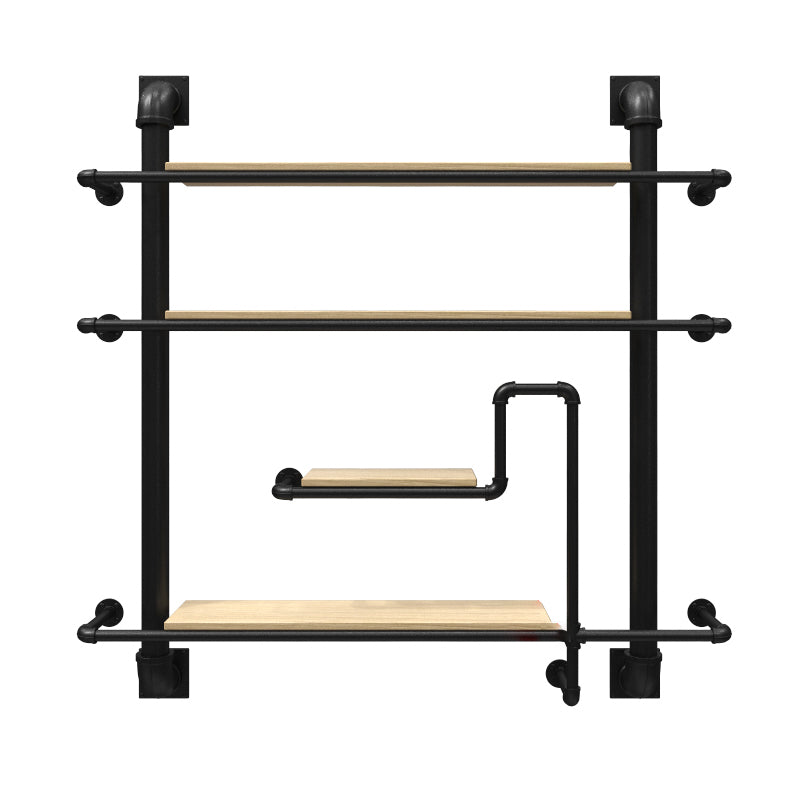 Metall schwimmende Bücherregal Industriestil Wandmontage geschlossenes Rückenregal