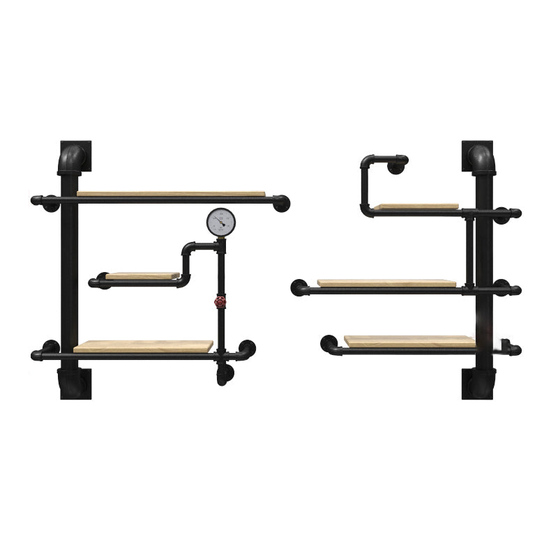 Metall schwimmende Bücherregal Industriestil Wandmontage geschlossenes Rückenregal