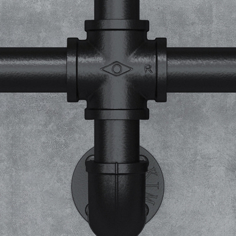 Metall schwimmende Bücherregal Industriestil Wandmontage geschlossenes Rückenregal