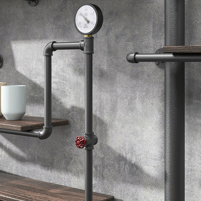 Metall schwimmende Bücherregal Industriestil Wandmontage geschlossenes Rückenregal