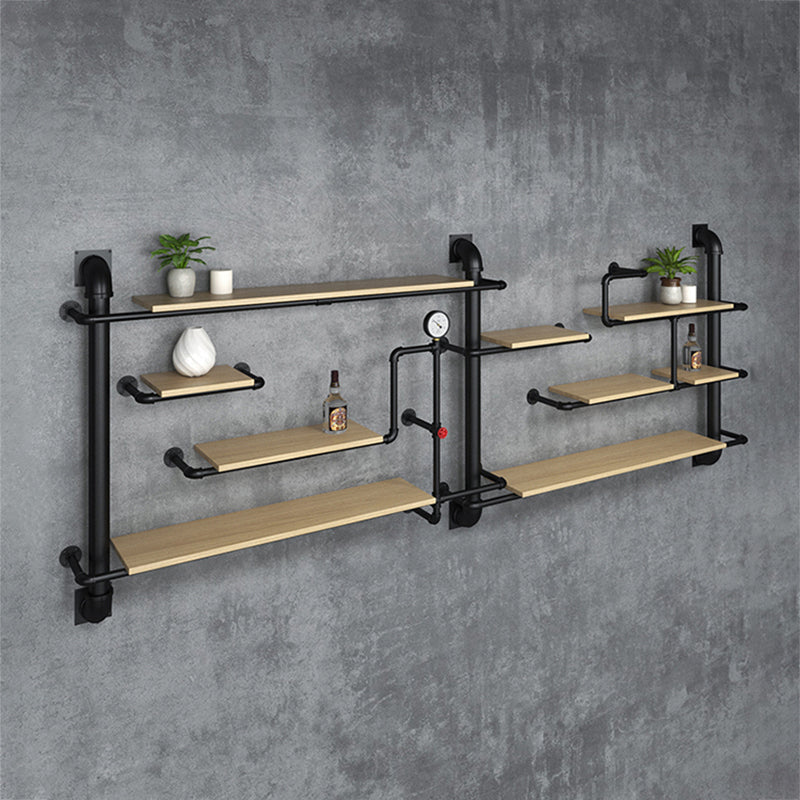 Metall schwimmende Bücherregal Industriestil Wandmontage geschlossenes Rückenregal