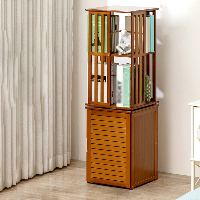 Libreria in stile moderno scaffale in legno verticale libreria per casa