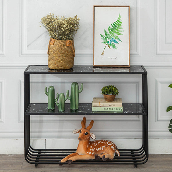 Libreria a spalla di scaffale in stile glam per ufficio e sala da studio