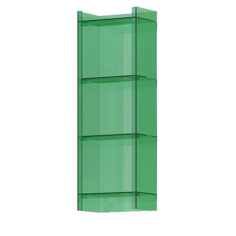 Acryl -Bücherregal Skandinavischer Stil geschlossen Back Bookshelf für Büro und Zuhause