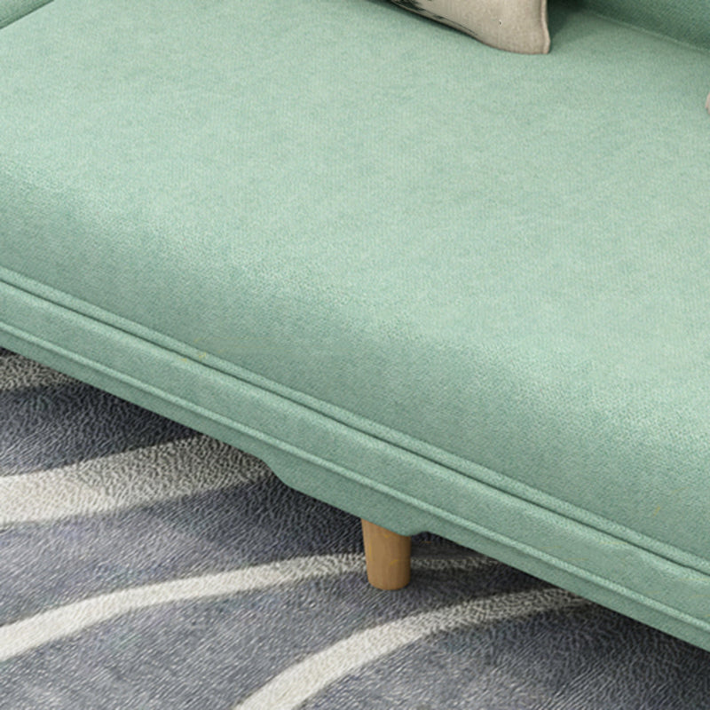 Tight Back Linen Armless Sofa with Foldable and Wear-resisting for Apartment