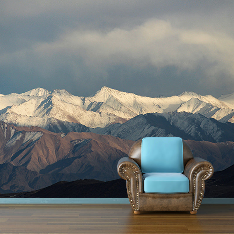 Majestic Mountains Mildew Resistant Mural Wallpaper Living Room Wall Mural