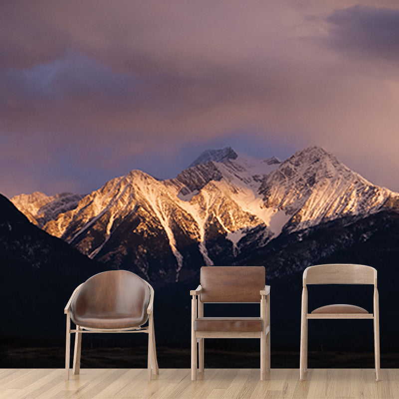 Decorative Photography Mural Wallpaper Majestic Mountains Indoor Wall Mural