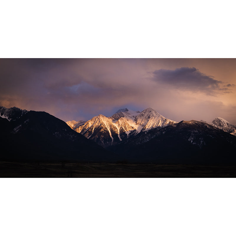 Decorative Photography Mural Wallpaper Majestic Mountains Indoor Wall Mural