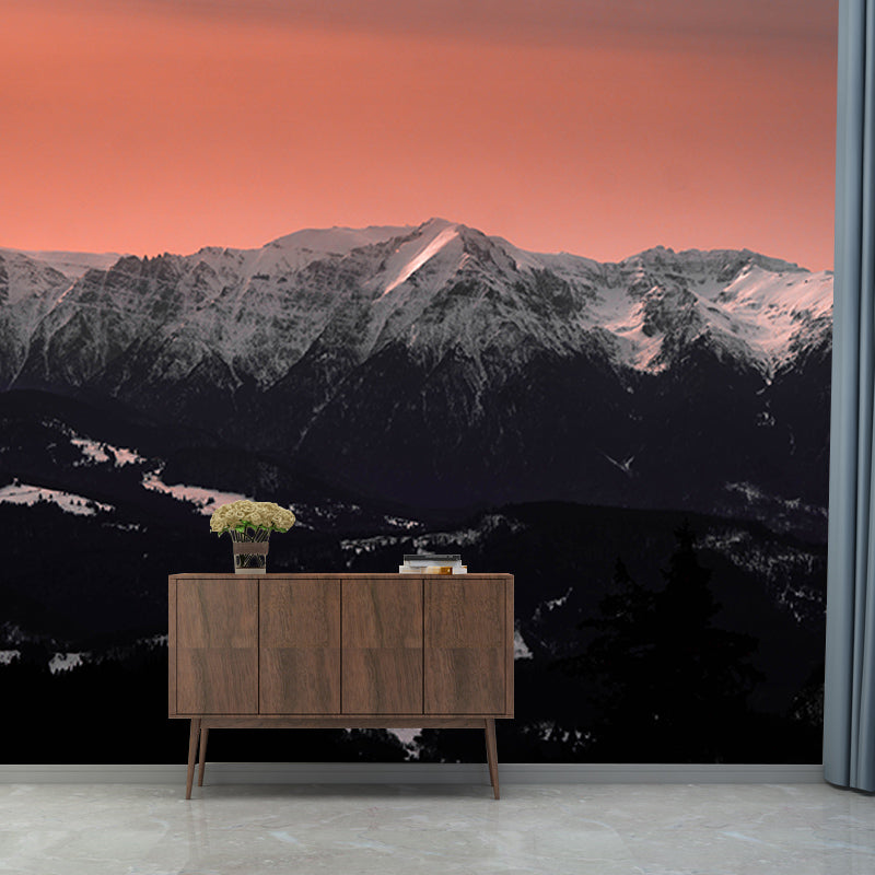 Decorative Photography Mural Wallpaper Majestic Mountains Indoor Wall Mural