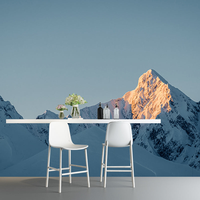 Majestic Mountains Mildew Resistant Wallpaper Photography Sleeping Room Wall Mural