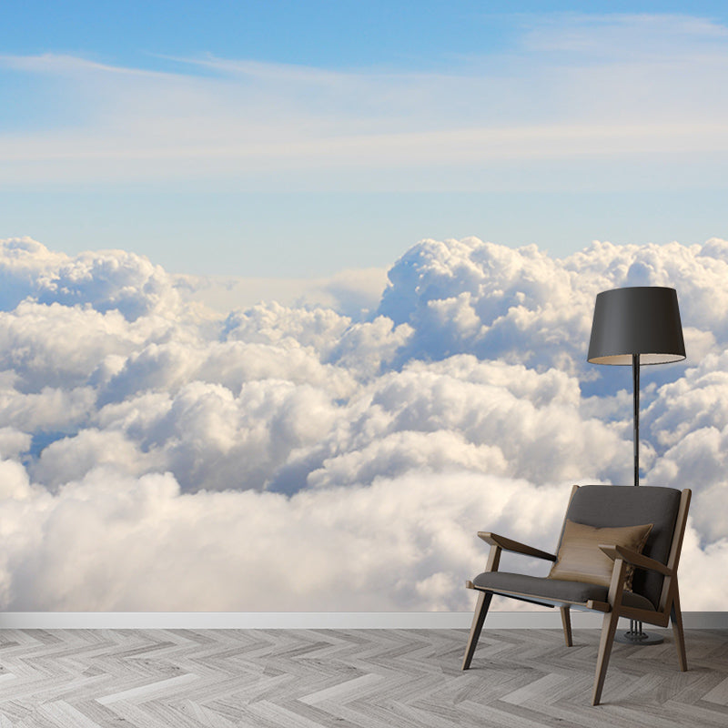 Modern Style Mural Wallpaper Sky Environment Friendly Bedroom Wall Mural