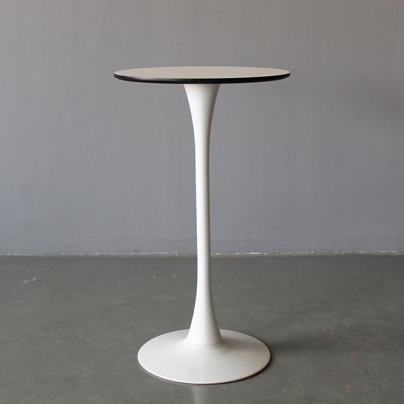 Contemporary Round Counter Table Dining Metal Counter Table for Restaurant
