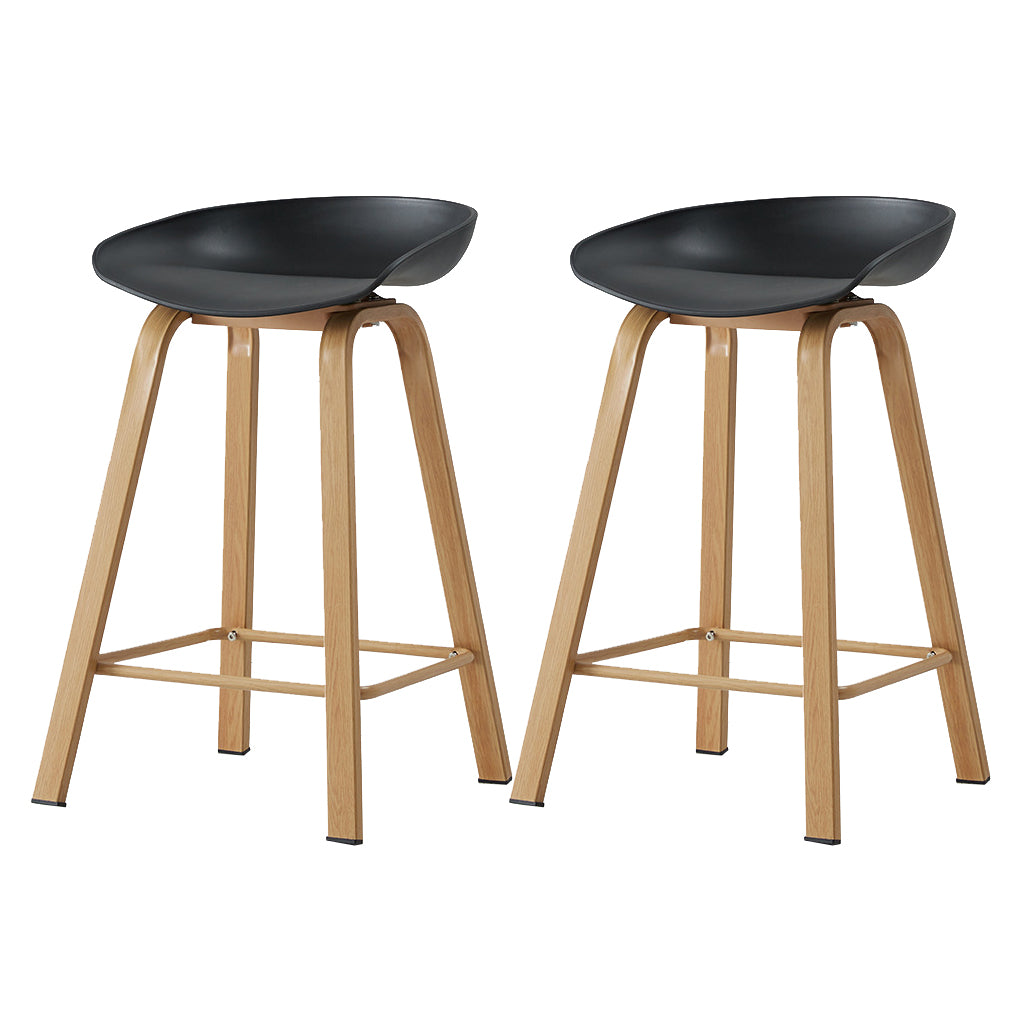 Metal Contemporary Dining Kitchen Room Armless Stool Low Back Bar Stool
