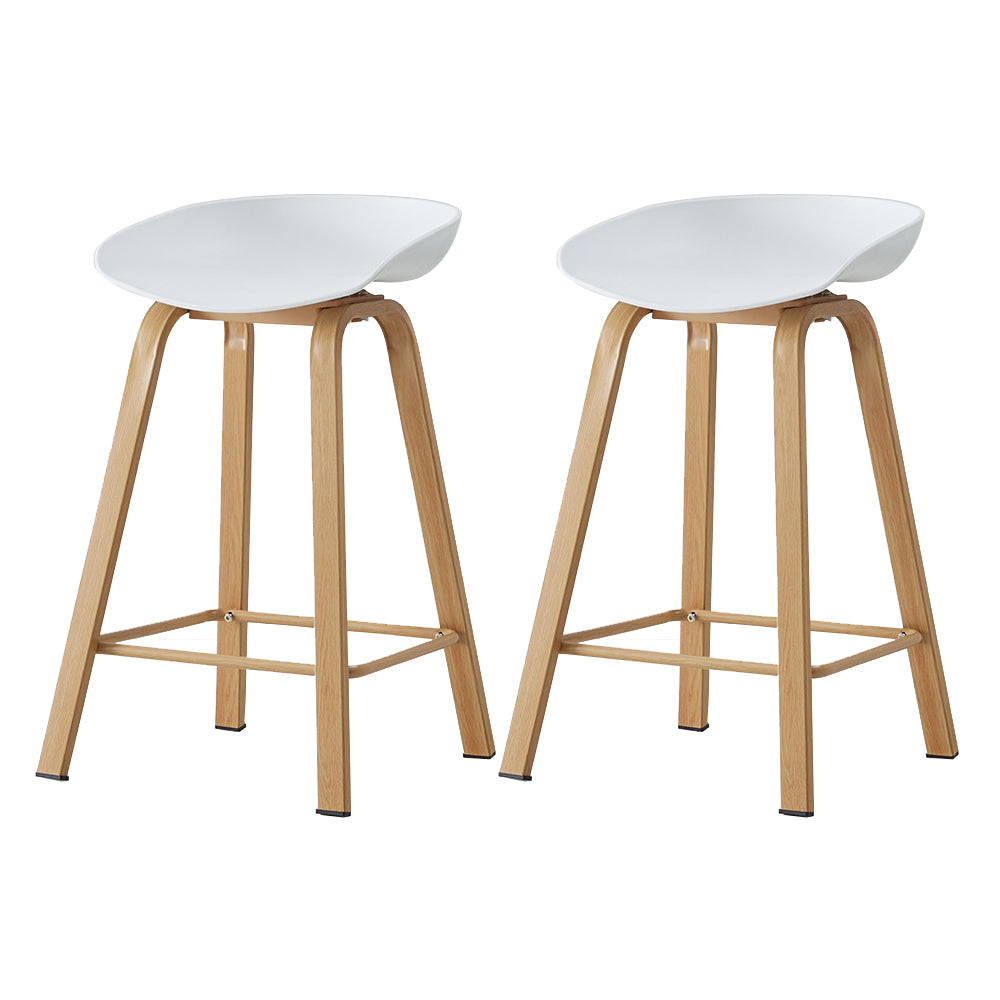 Metal Contemporary Dining Kitchen Room Armless Stool Low Back Bar Stool