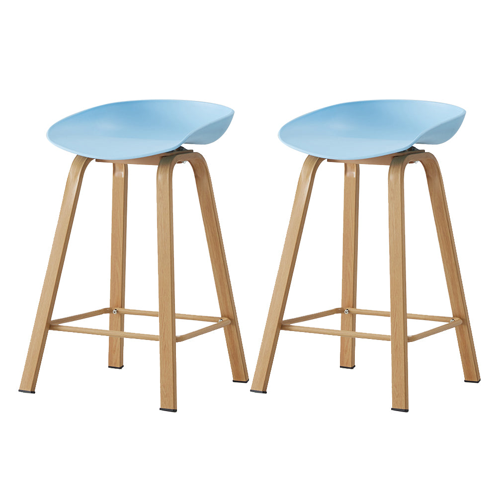 Metal Contemporary Dining Kitchen Room Armless Stool Low Back Bar Stool