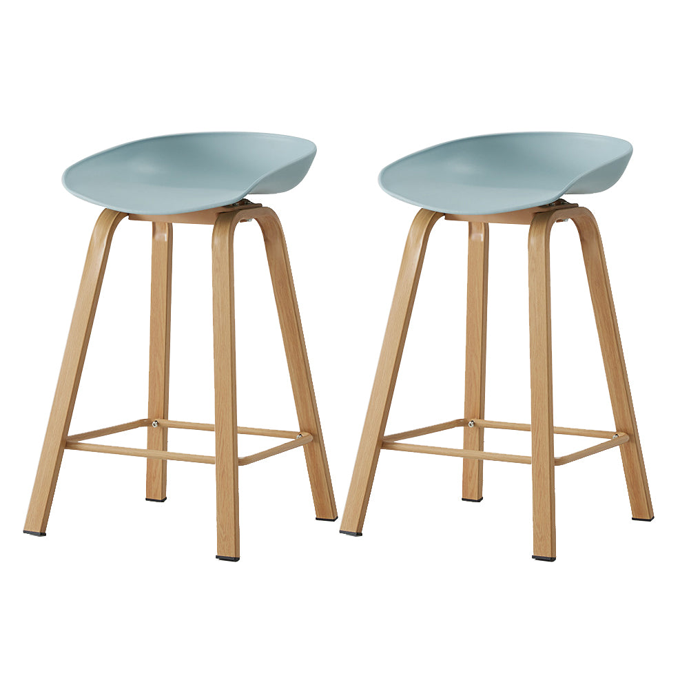 Metal Contemporary Dining Kitchen Room Armless Stool Low Back Bar Stool