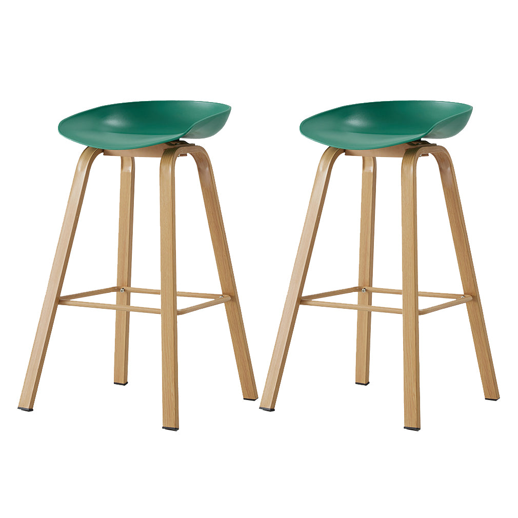 Metal Contemporary Dining Kitchen Room Armless Stool Low Back Bar Stool
