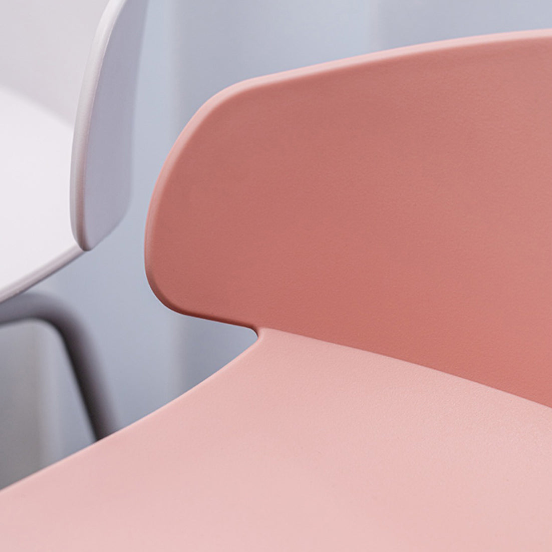 Contemporary Design Plastic Counter Barstools Low Back Stools for Home