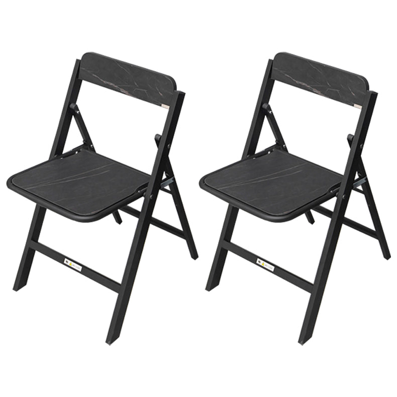 Modern 1/2/5/7 Pieces Foldable Dinette Set Black Wood Dining Table Set for Kitchen