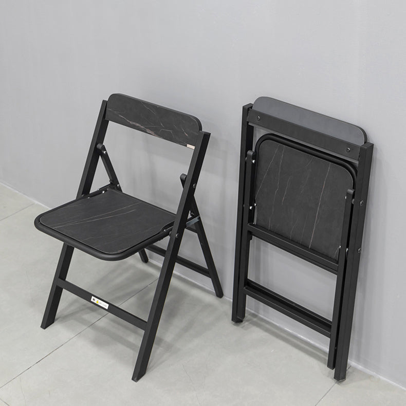 Modern 1/2/5/7 Pieces Foldable Dinette Set Black Wood Dining Table Set for Kitchen