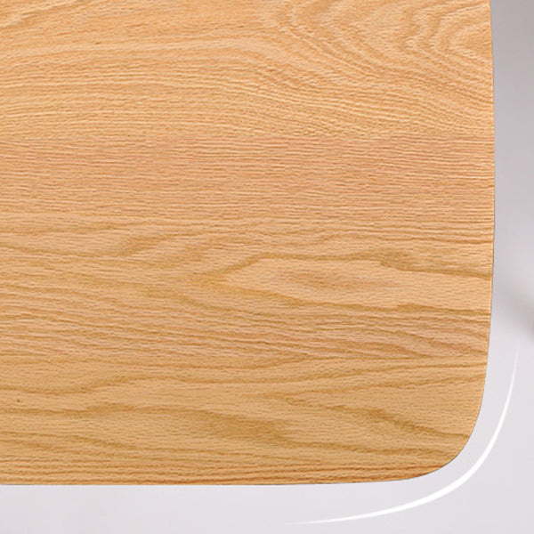Modern Oak Wood Table for Restaurant Rectangle Dining Table with 4 Legs