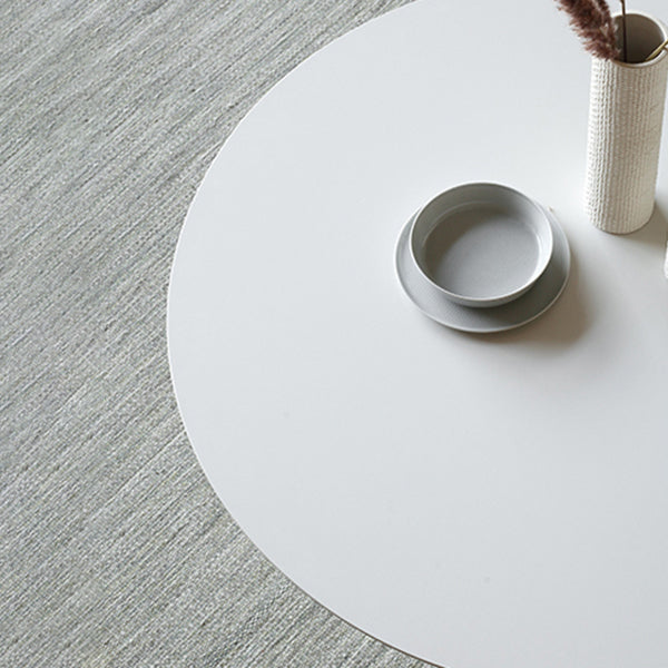 Metal Modern Round Dining Table Sintered Stone Table for Dining Room