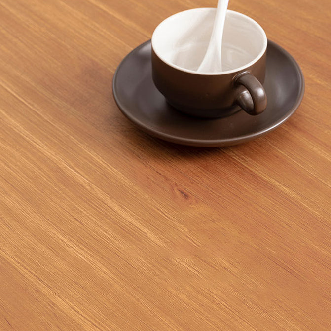 Metal Industrial Indoor Table Pine Solid Wood Top Table for Dining Room