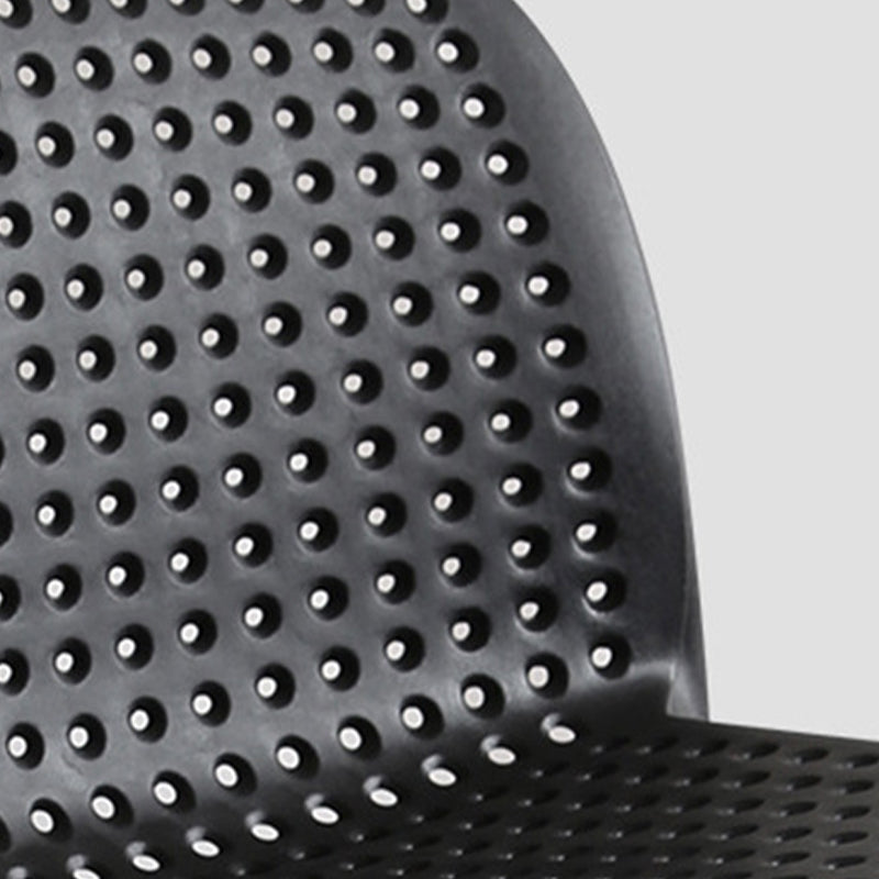 Contemporary PP Bar and Counter Stool Low Back Stool with 4 Legs