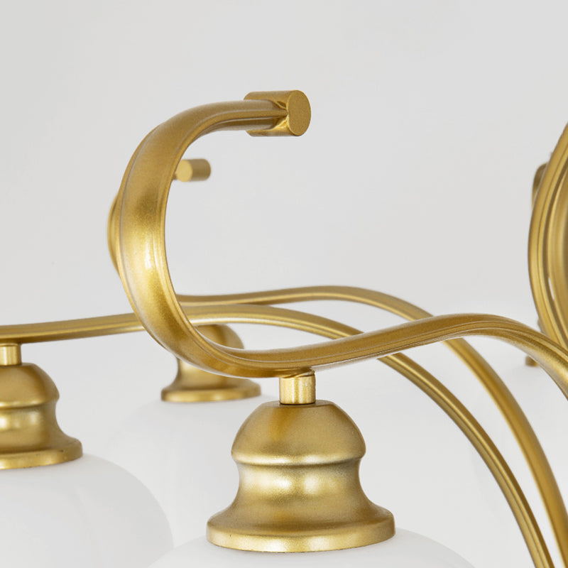 Decorative Sphere Flush Light Fixture Glass Flush Mount Lights for Living Room