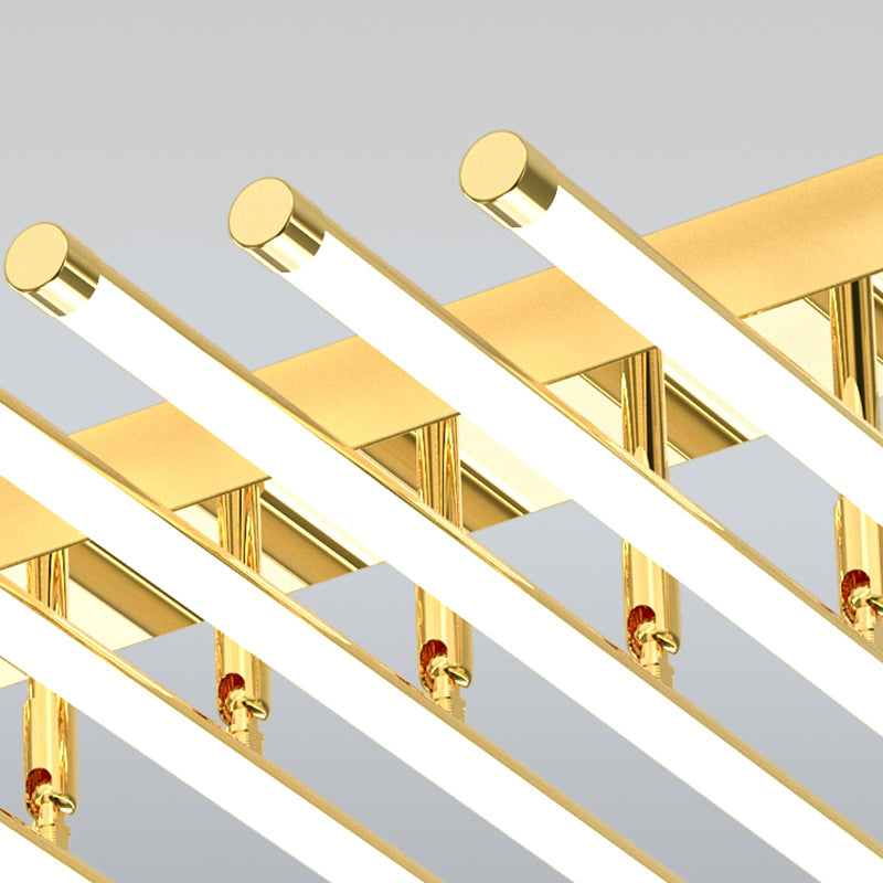 Luz de techo lineal nórdico Luz de montaje de aluminio de aluminio de aluminio para sala de estar