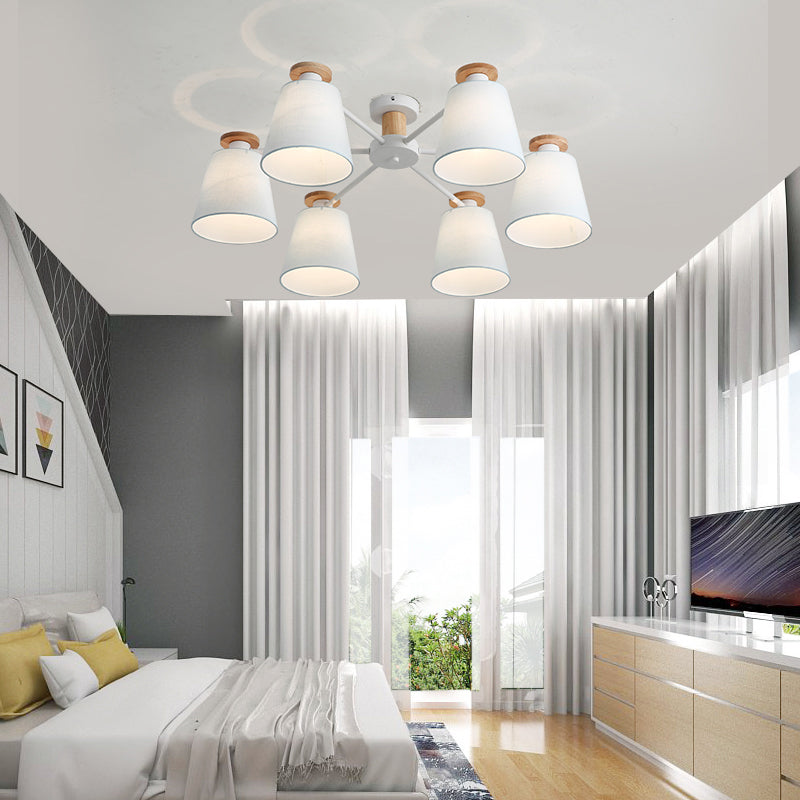 Lámpara de techo múltiple de estilo cilíndrico de estilo moderno