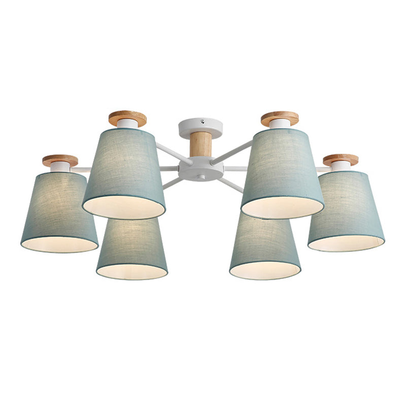 Lámpara de techo múltiple de estilo cilíndrico de estilo moderno