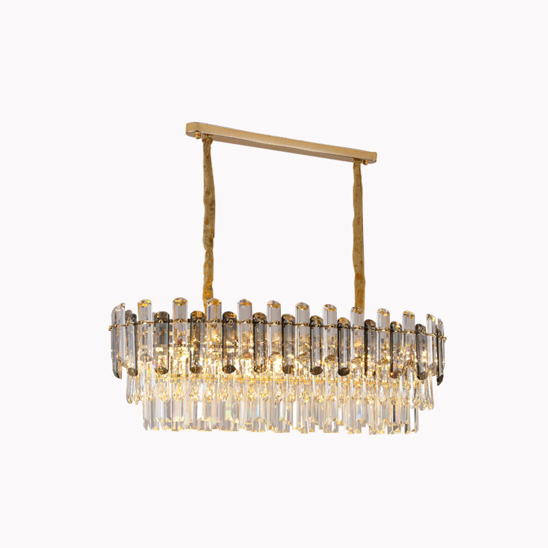 Moderne Stil Geometrische Inselleuchten Kristallpendelleuchten für Kücheninsel