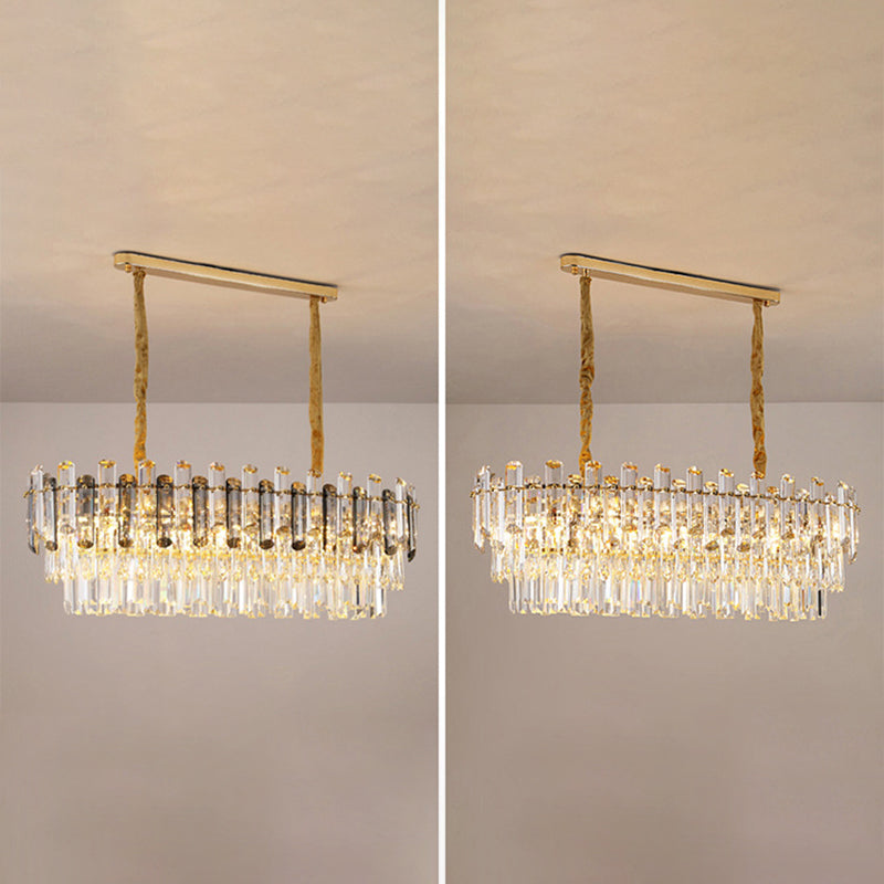 Moderne Stil Geometrische Inselleuchten Kristallpendelleuchten für Kücheninsel