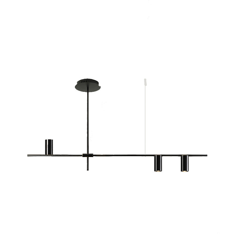 Luci a sospensione contemporanea Luci dell'isola cilindri Metal per l'isola della cucina