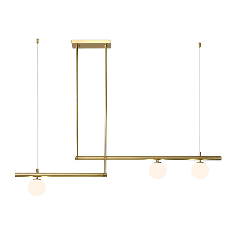 Moderne Stil sphärischer Anhänger Lichter weiße Glashängeanhänger Lichter