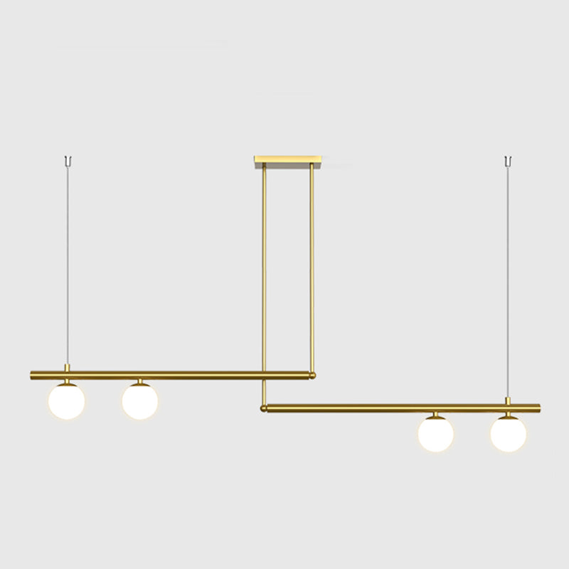 Moderne Stil sphärischer Anhänger Lichter weiße Glashängeanhänger Lichter