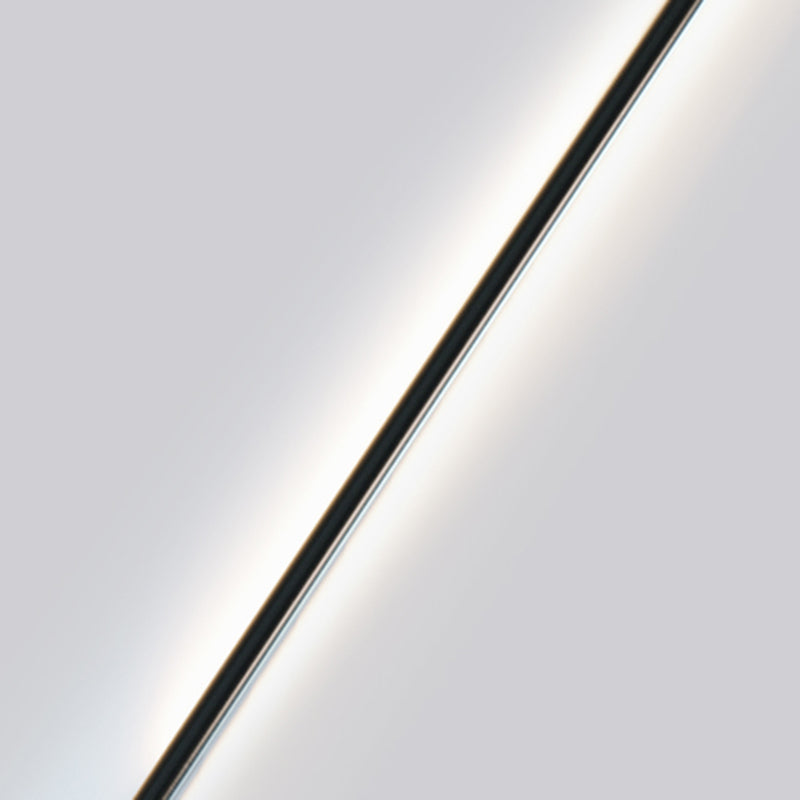 Sombra lineal de metal Medro Maledro Moderno Moder Light Light Lighting en negro