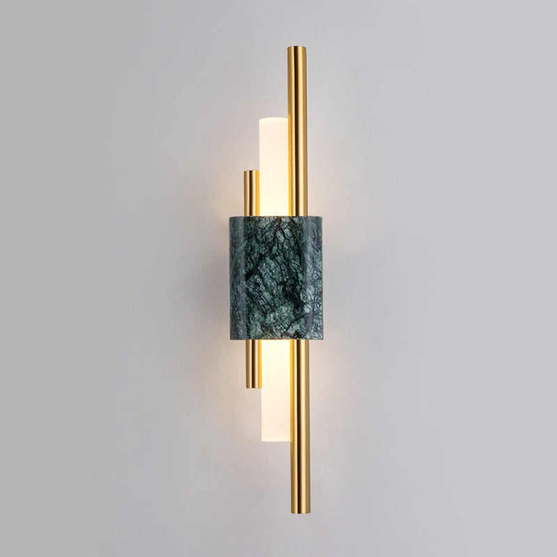 Metal Linear Shade Wall Sconce Modern Style 1 Light Wall Mount Light Fixture